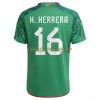 Original Fußballtrikot Mexiko H.HERRERA 16 Heimtrikot WM 2022 Für Herren